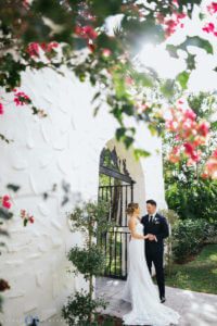 ancient spanish monastery wedding